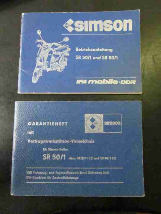 Simson SR 50/1 orignaler Zustand