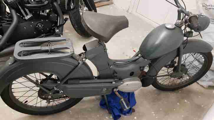 Simson SR2 dunkelblau 1959 mit weisser Linierung original Zustand Museumsstück !