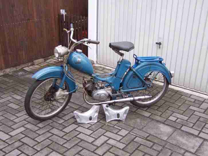 Simson SR2 in Hammerschlag blau VEB Simson Suhl, SR1 Nachfolger