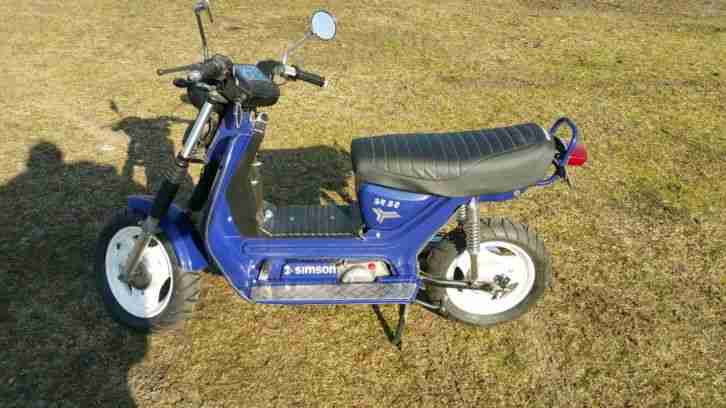 Simson SR50 1C Bj.1989 12V Elektronik 60km/h alle Papiere 1.Hand Roller