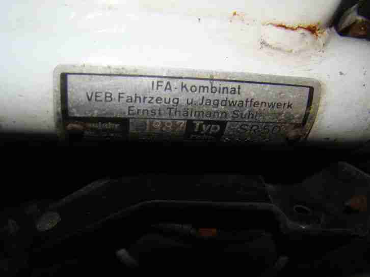 Simson SR50 Bj. 1987 12V
