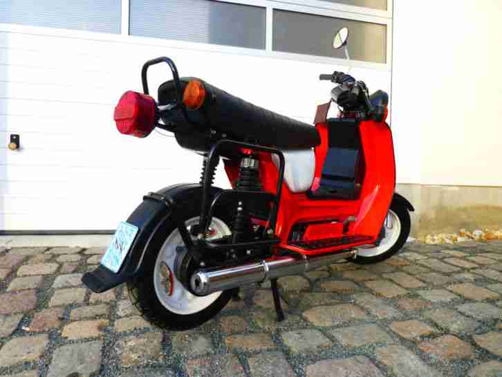 Simson SR50 C Bj.1989 12V Elektronik 60km/h alle Papiere 4500km 1.Hand Roller