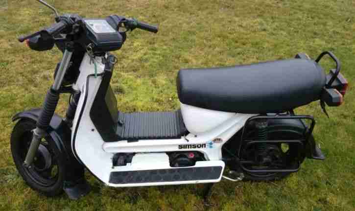 Simson SR50 CE Bj. 1990 4-Gang 12V Elektrostarter Elektronik Original Papiere
