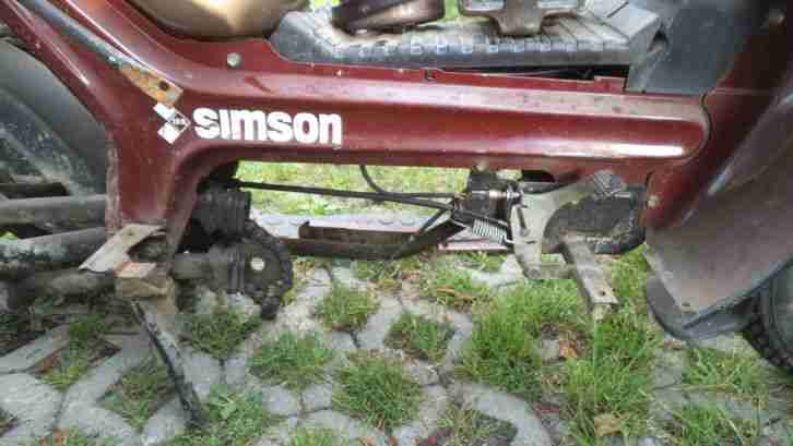 Simson SR50 N Bastler Moped mit Papieren ohne Motor Zündung vorhanden