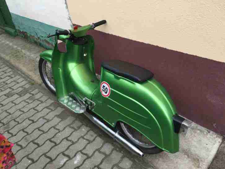 Simson Schwalbe DDR Kultmoped Einzelstück Neuaufbau Oldschool nur 3 Tage