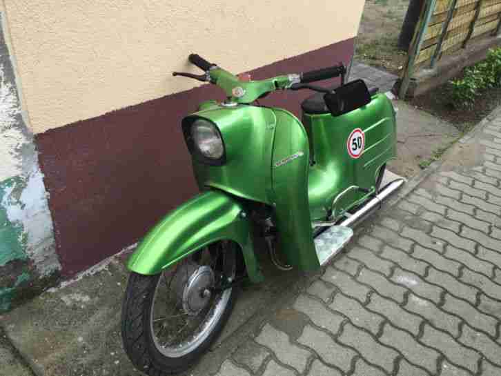 Simson Schwalbe DDR Kultmoped Einzelstück Neuaufbau Oldschool nur 3 Tage