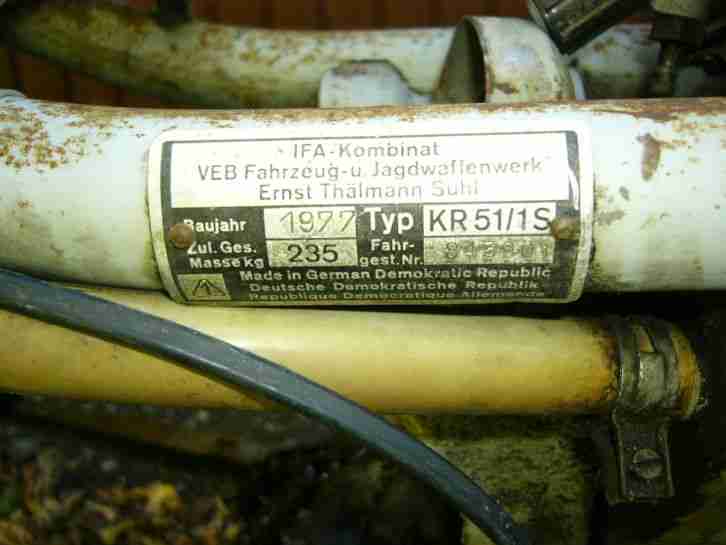 Simson Schwalbe KR 51/1S BJ 1977