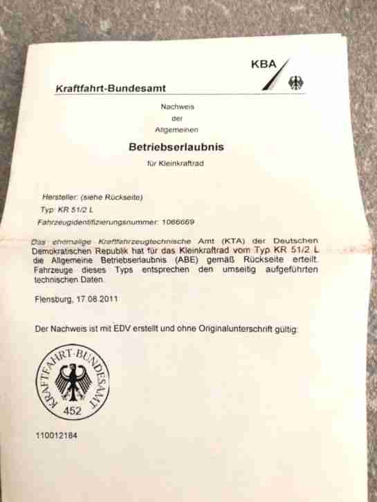 Simson Schwalbe KR 51/2 L