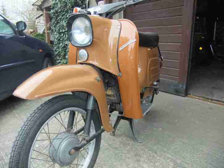 Simson Schwalbe KR 51/2 , im Originalzustand fahrbereit in Biberbraun
