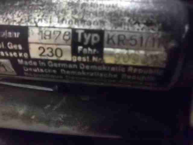 Simson Schwalbe KR51/1 original DDRZustand