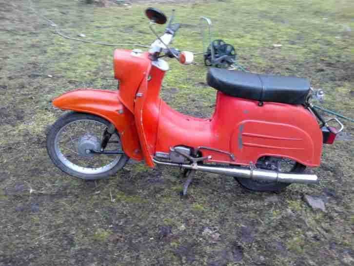 Simson Schwalbe KR51/1S Bj. 1980 rot Hycomat Halbautomatik