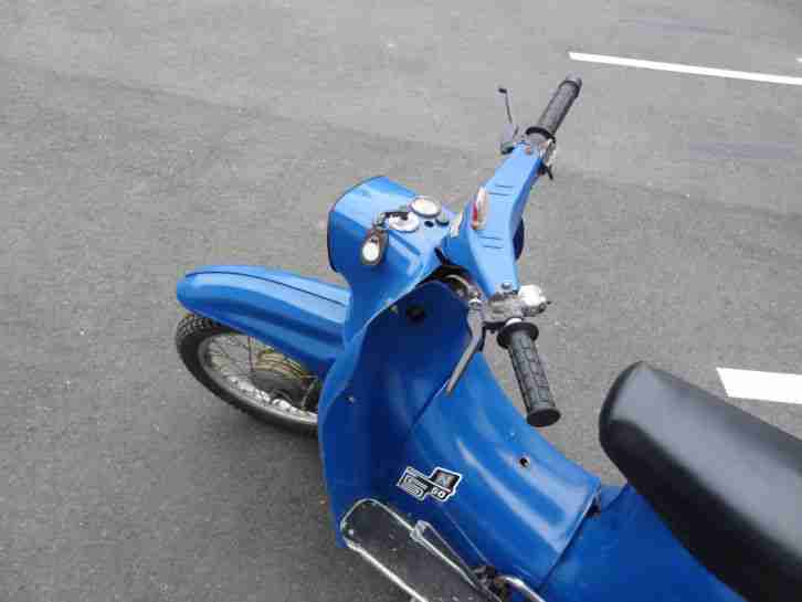 Simson Schwalbe KR51/2N blau Motor springt an mit Papieren zum aufbauen Bastler