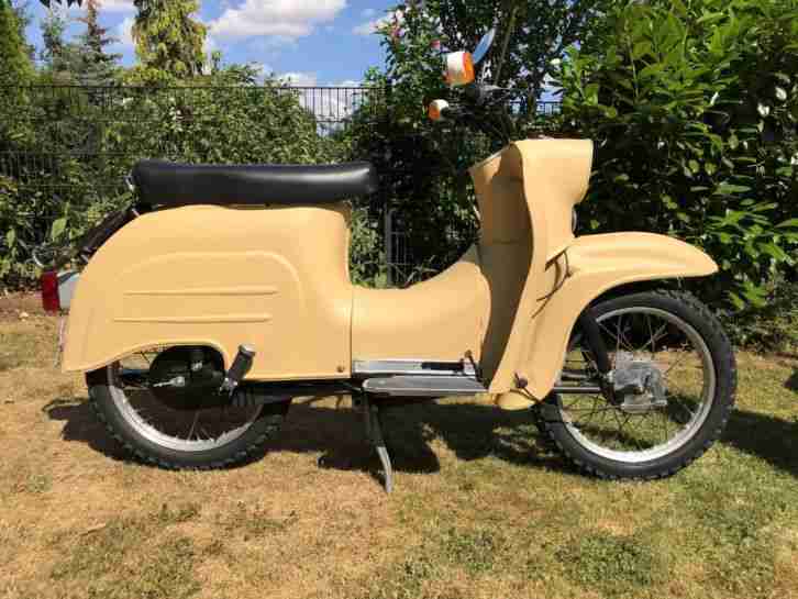 Simson Schwalbe Kr 51/1 restauriert, 4 Gang Habicht Motor