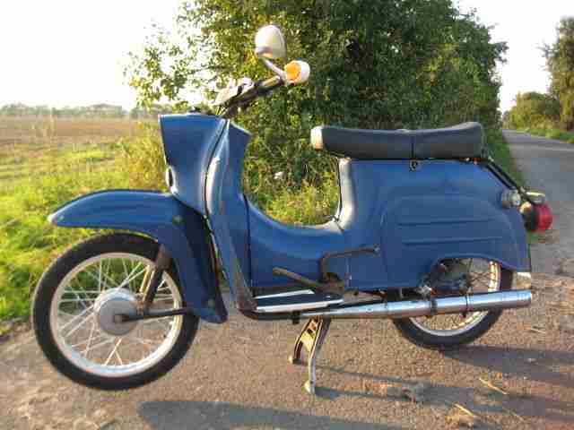 Simson Schwalbe Kr 51 blau Bj 1976 nur ~4400km