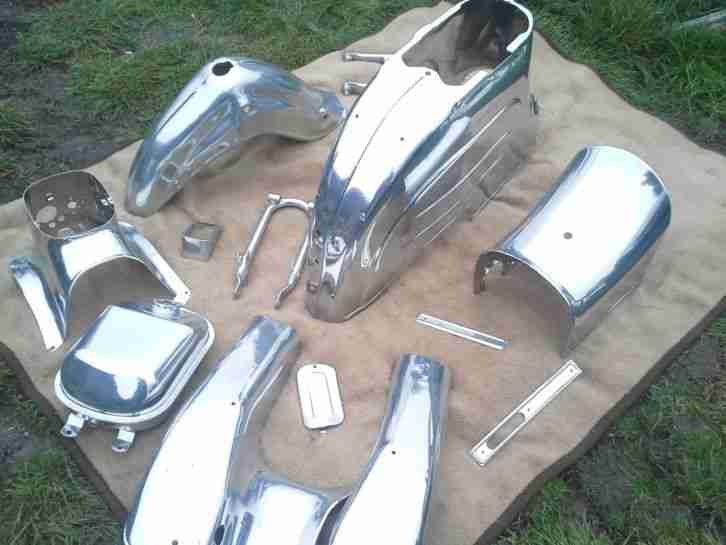 Simson Schwalbe Kr51 Panzer Verkleidung Blechkleid komplett crompulverbeschicht!