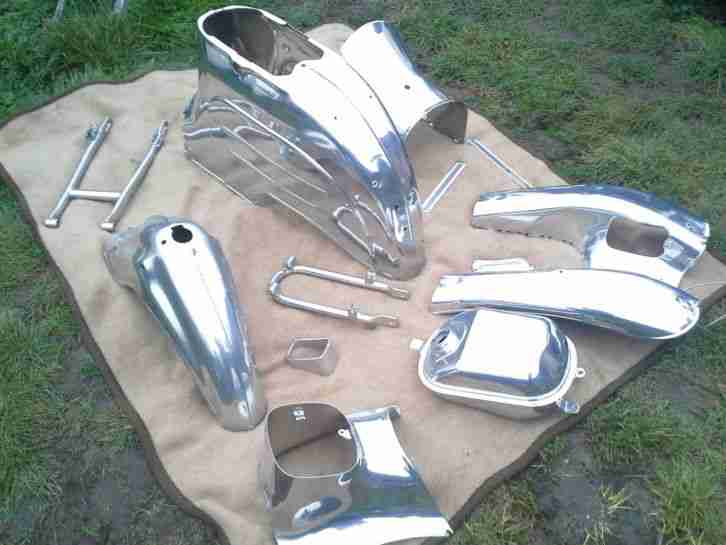 Simson Schwalbe Kr51 Panzer Verkleidung Blechkleid komplett crompulverbeschicht!