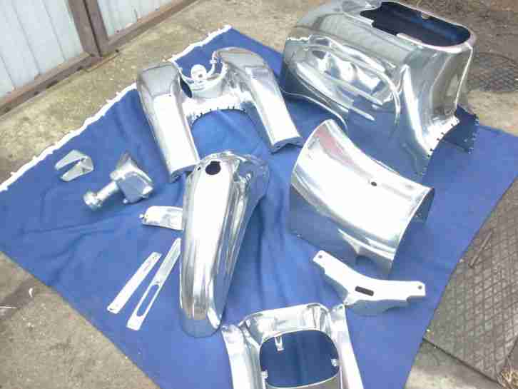 Simson Schwalbe Kr51 Panzer Verkleidung Blechkleid komplett crompulverbeschicht!