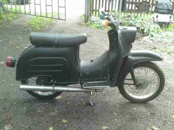 Simson Schwalbe Motor springt an