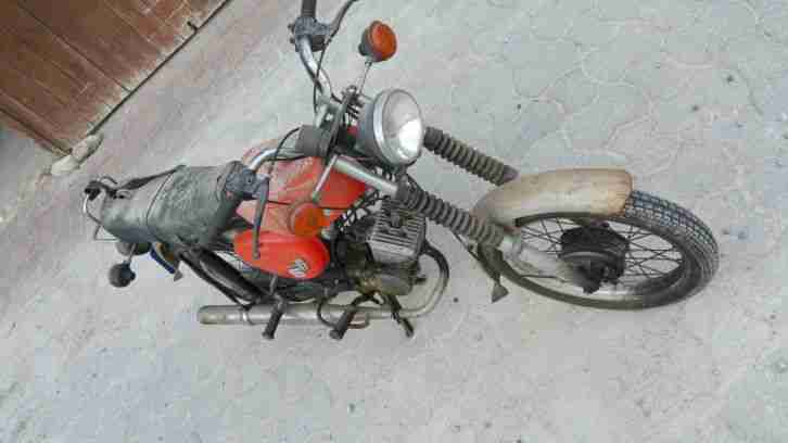 Simson Schwalbe S51 - IFA - 50 ccm - 2 Takt Motor- 8342 km - mit Kickstart -