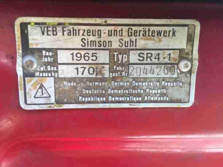 Simson Spatz SR 4-1