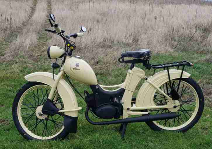 Simson Sr2 SR 2 Custom Umbau alles neu 2,3 PS SR2 E Oldtimer Papiere Wohnwagen