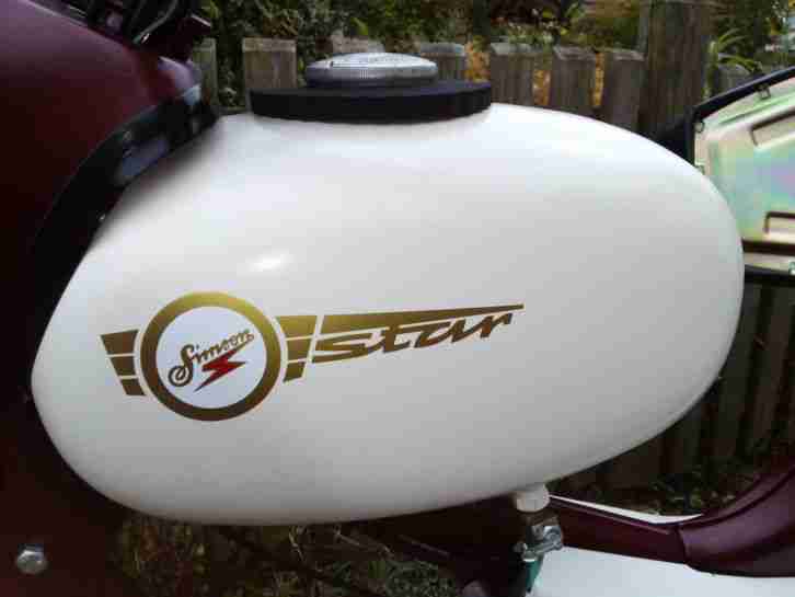 Simson Star Neuaufbau mit Original Papieren!