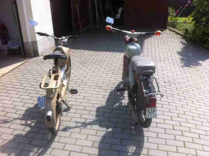 Simson Star SR4-2/1 ORIGINAL und SR2 Aufgebaut mit Papiere-BEIDE FAHRBEREIT-