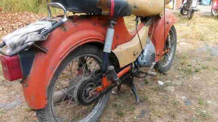 Simson Star - gelb - Baujahr 1971 + eine defekte Simson - Abholung im MKK