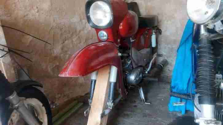 Simson Star - gelb - Baujahr 1971 + eine defekte Simson - Abholung im MKK