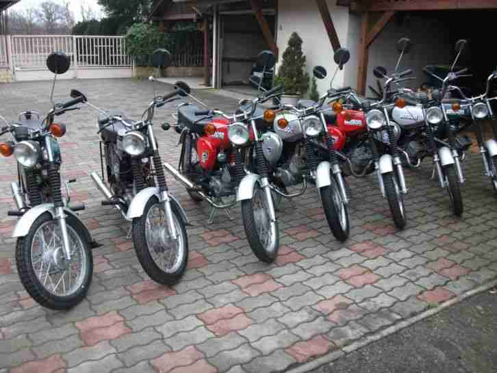 Simson motoräder sammlung zu verkaufen