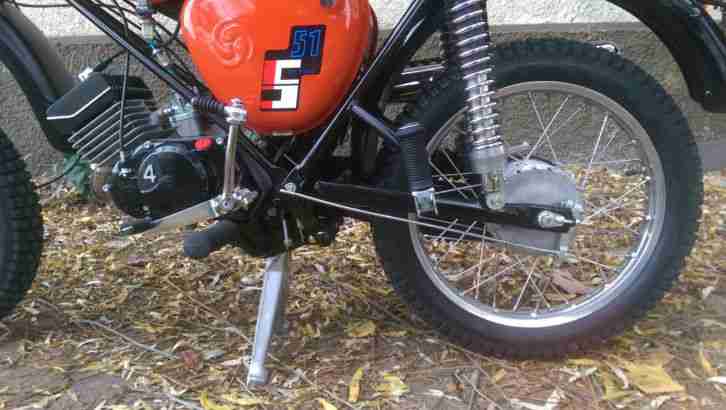 Simson s51 E Enduro Comfort HS1 Bj. 1990 komplett Restaueriert 12Volt