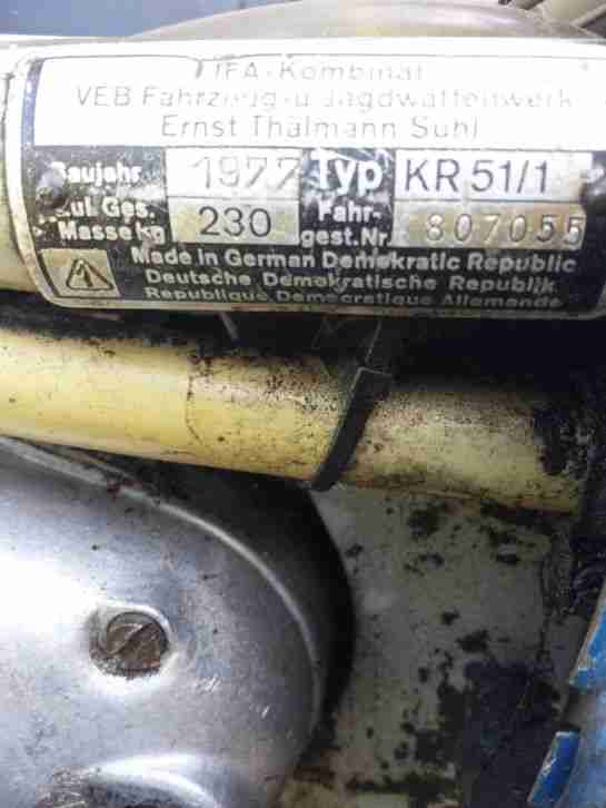 Simson schwalbe KR51/1 Bj.77