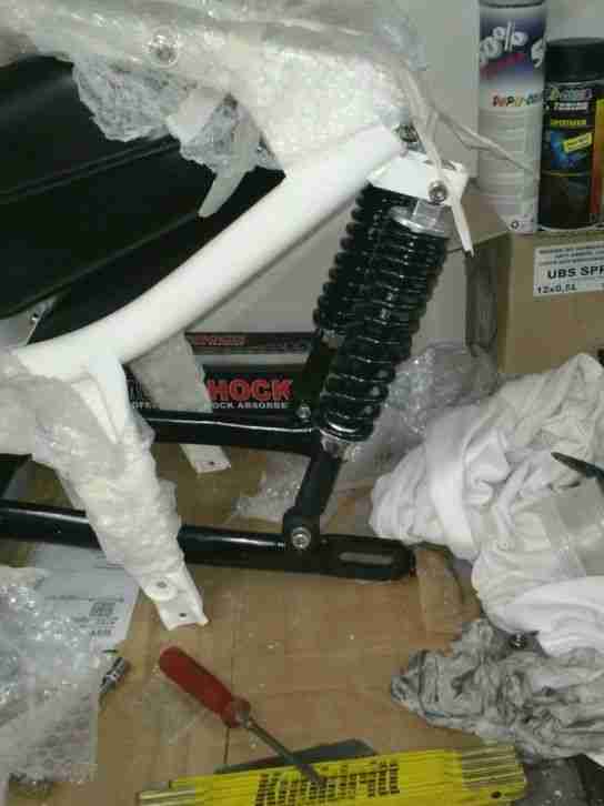 Simson schwalbe KR51/2 rahmen. Pulverbeschichtet. Anschauen !!!