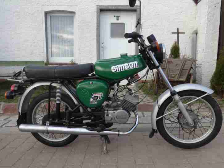 SimsonS.51 B Elektronik im originalzustand 4 Gang Baujahr 1982