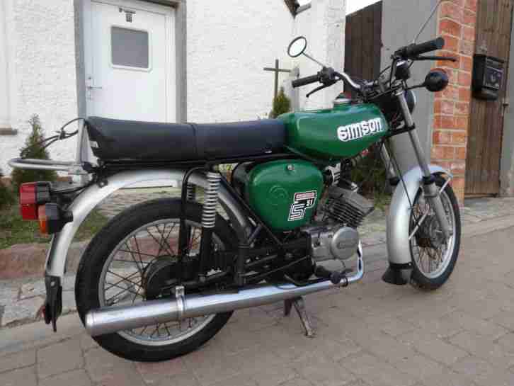 SimsonS.51 B Elektronik im originalzustand 4 Gang Baujahr 1982