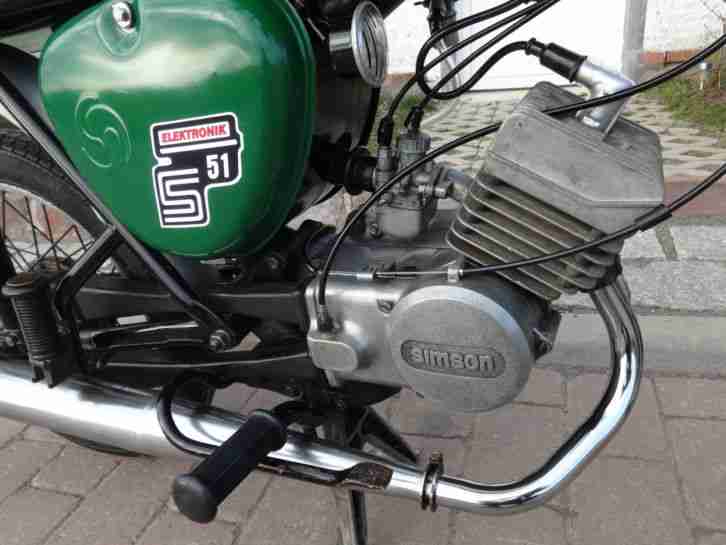 SimsonS.51 B Elektronik im originalzustand 4 Gang Baujahr 1982
