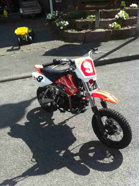 Skyteam 125er Cross, Kindercross-Motorrad, E-Starter, Dirtbike, Pocketbike