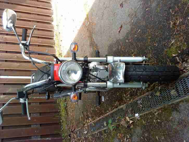 Skyteam Honda Dax Motorrad Moped 125er Rot Erste Hand 2800 Km