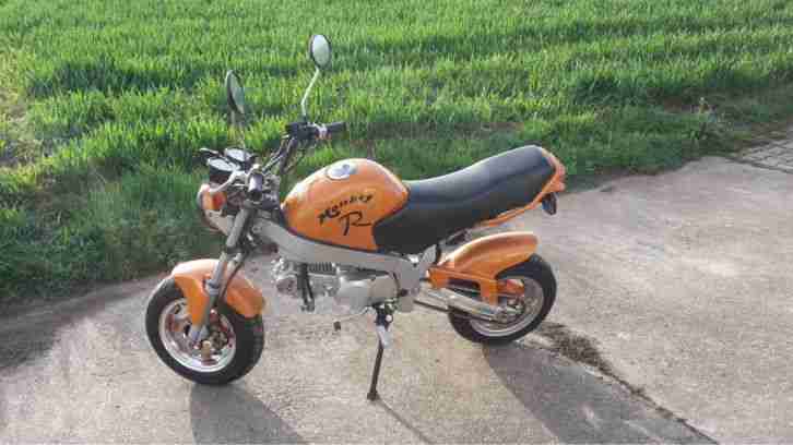 Skyteam PBR 125 Bj. 2002 Sonderlackierung orange tuning keine Honda Dax Monkey
