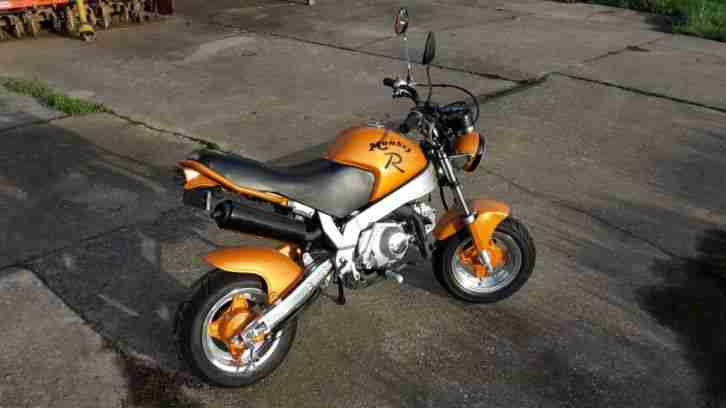 Skyteam PBR 125 Bj. 2002 Sonderlackierung orange tuning keine Honda Dax Monkey