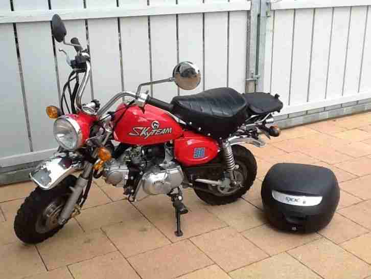 Skyteam ST-50 Moped Monkey wie Honda Dax mit Vollautomatikumbau!!!