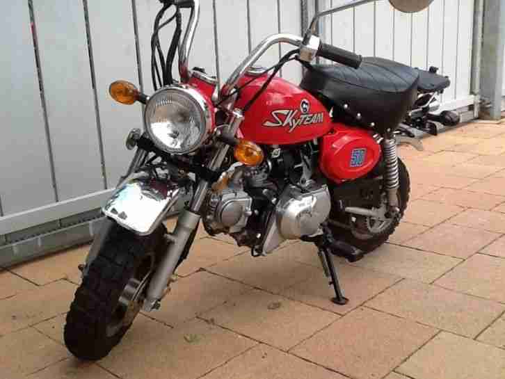 Skyteam ST-50 Moped Monkey wie Honda Dax mit Vollautomatikumbau!!!