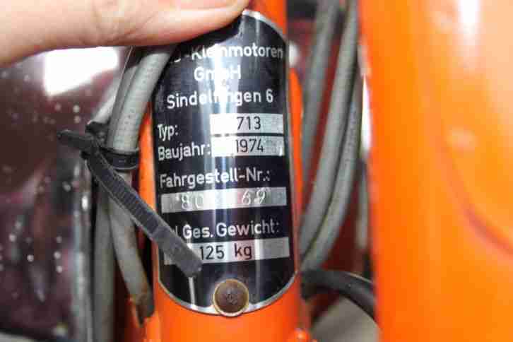 Solo 713 Moped von 1974 Original mit Papiere läuft