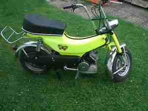 Solo 725 Mofa Minibike in Neongelb aufwendig restauriert