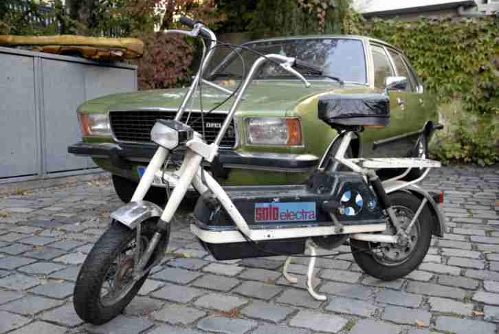 >Solo electra Mofa, Bj. 1977 mit Papieren, Batterieladegerät und Zündschlüssel<