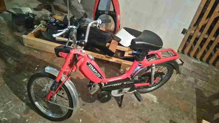 Starflite-Tramp Luxus mofa Baujahr 78 und zweitmotor original unverbastelt