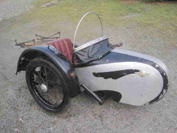 Stoye Seitenwagen im Originallack Beiwagen AWO EMW BK BMW DKW NSU Gespann