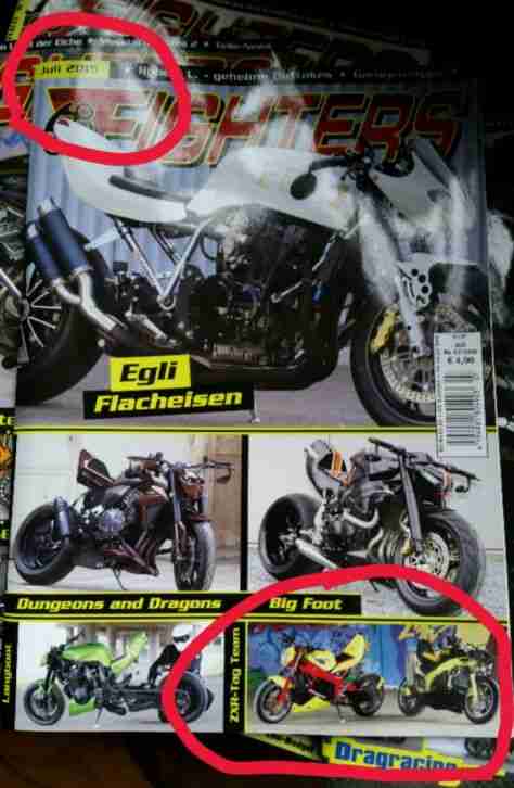 Streetfighter "Hotwheels" Kawasaki ZXR 750 H1