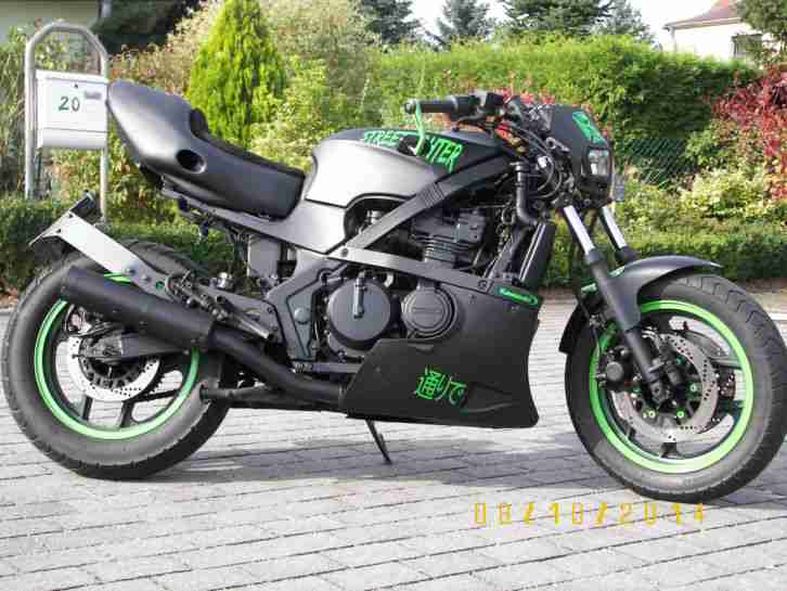 Streetfighter Kawa GPZ 600R Bj,88 Tüv 7/15 36Tkm