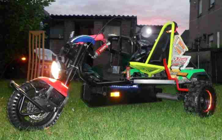 Super cooles Trike mit 70 ccm Motor/ Gokart / Scooter / Eigenbau